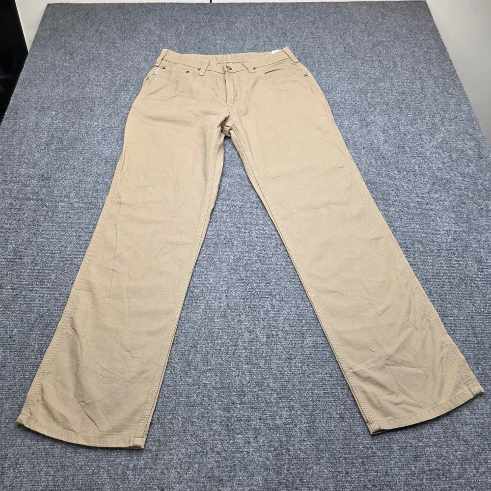 Vtg 2009 Carhartt Women's 8x30 Carpenter Pants NWT Golden Khaki Canvas WB159 GKH